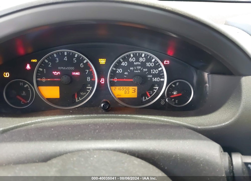 2005 NISSAN PATHFINDER SE VIN: 5N1AR18W85C775222
