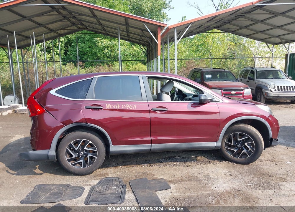 2016 HONDA CR-V SE VIN: 2HKRM4H41GH664623