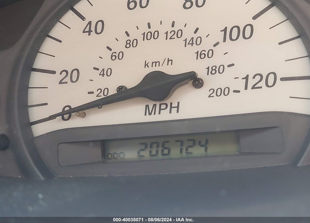 2001 TOYOTA ECHO BASE (A4) VIN: JTDBT123910177838