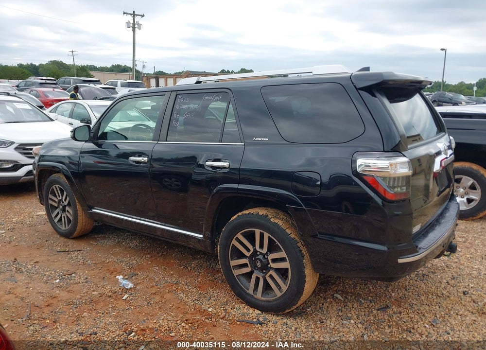 2016 TOYOTA 4RUNNER LIMITED VIN: JTEBU5JR9G5352235