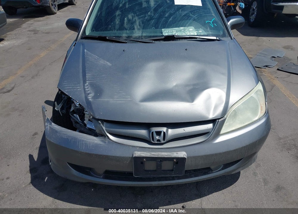 2004 HONDA CIVIC LX VIN: 2HGES15564H622258