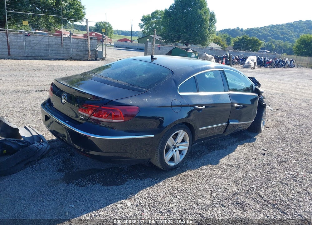 2013 VOLKSWAGEN CC 2.0T SPORT VIN: WVWBP7AN4DE558028