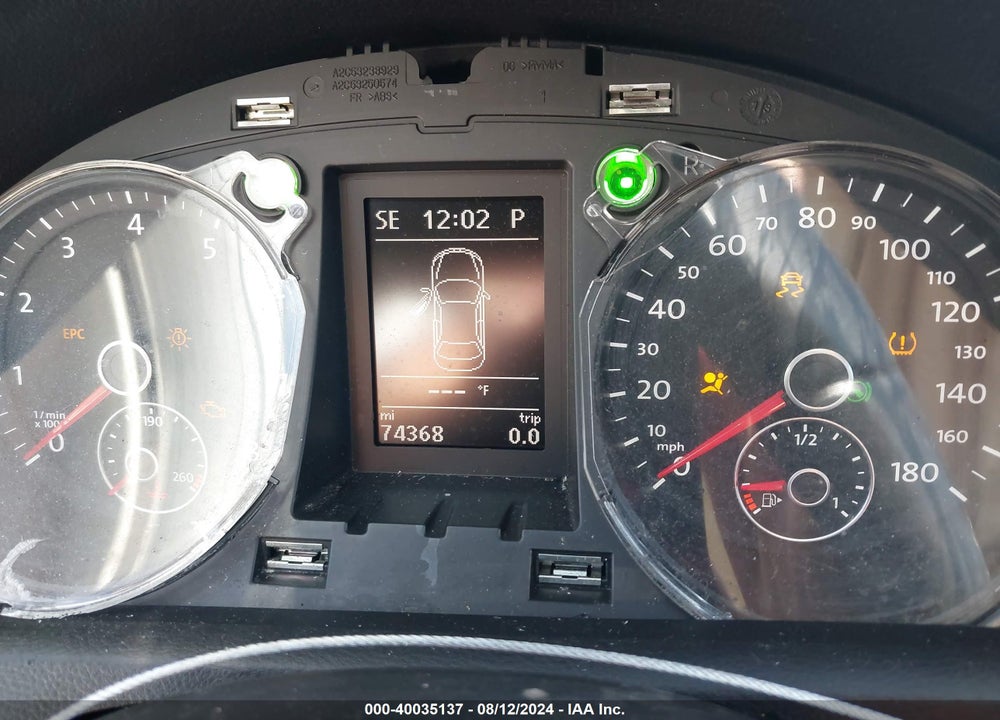 2013 VOLKSWAGEN CC 2.0T SPORT VIN: WVWBP7AN4DE558028