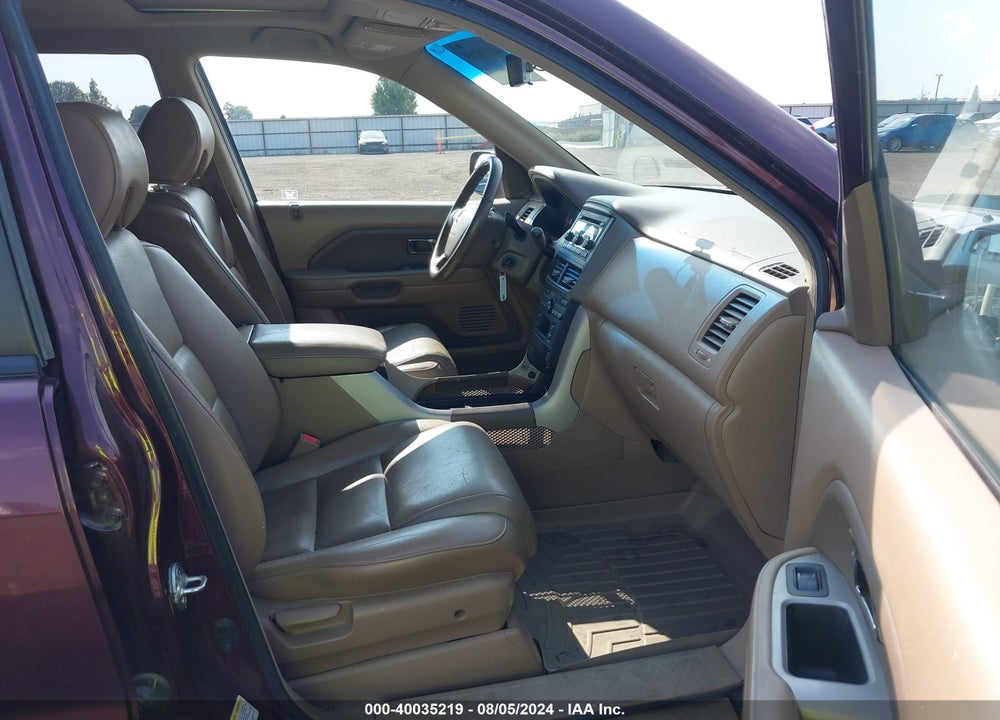 2008 HONDA PILOT EX-L VIN: 5FNYF18578B037891