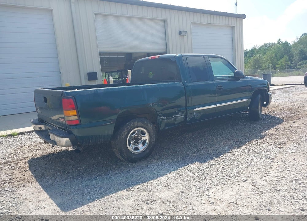 2004 GMC SIERRA 1500 SLE VIN: 2GTEC19VX41121856