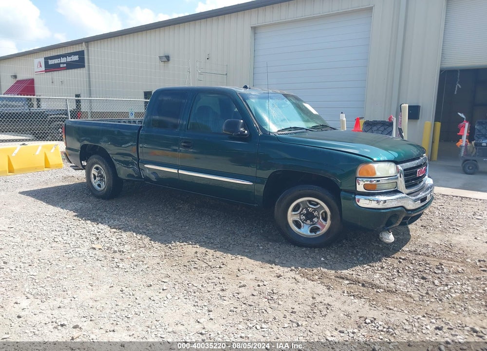 2004 GMC SIERRA 1500 SLE VIN: 2GTEC19VX41121856