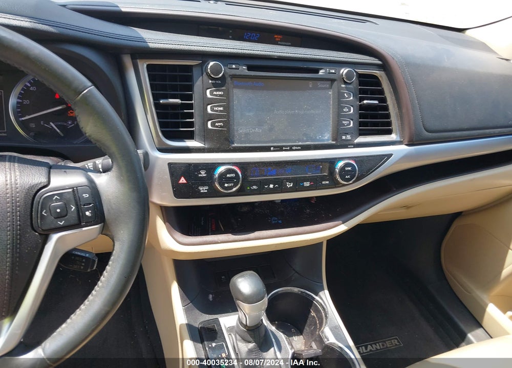 2016 TOYOTA HIGHLANDER XLE V6 VIN: 5TDKKRFHXGS167445