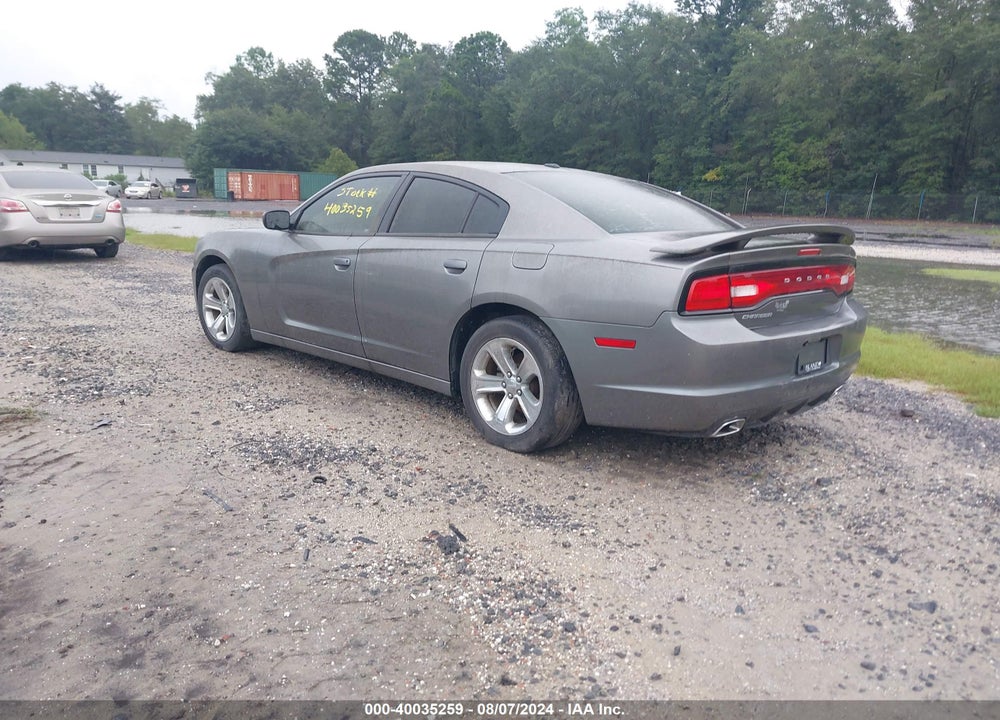 2012 DODGE CHARGER SE VIN: 2C3CDXBGXCH245011