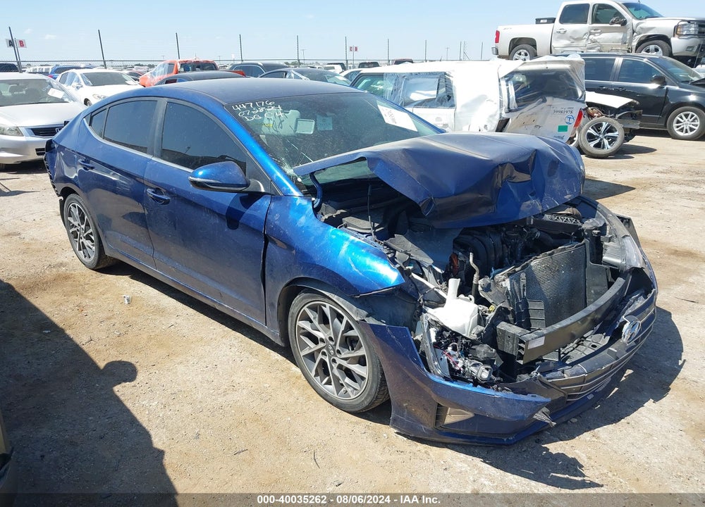2020 HYUNDAI ELANTRA LIMITED VIN: 5NPD84LF9LH608933