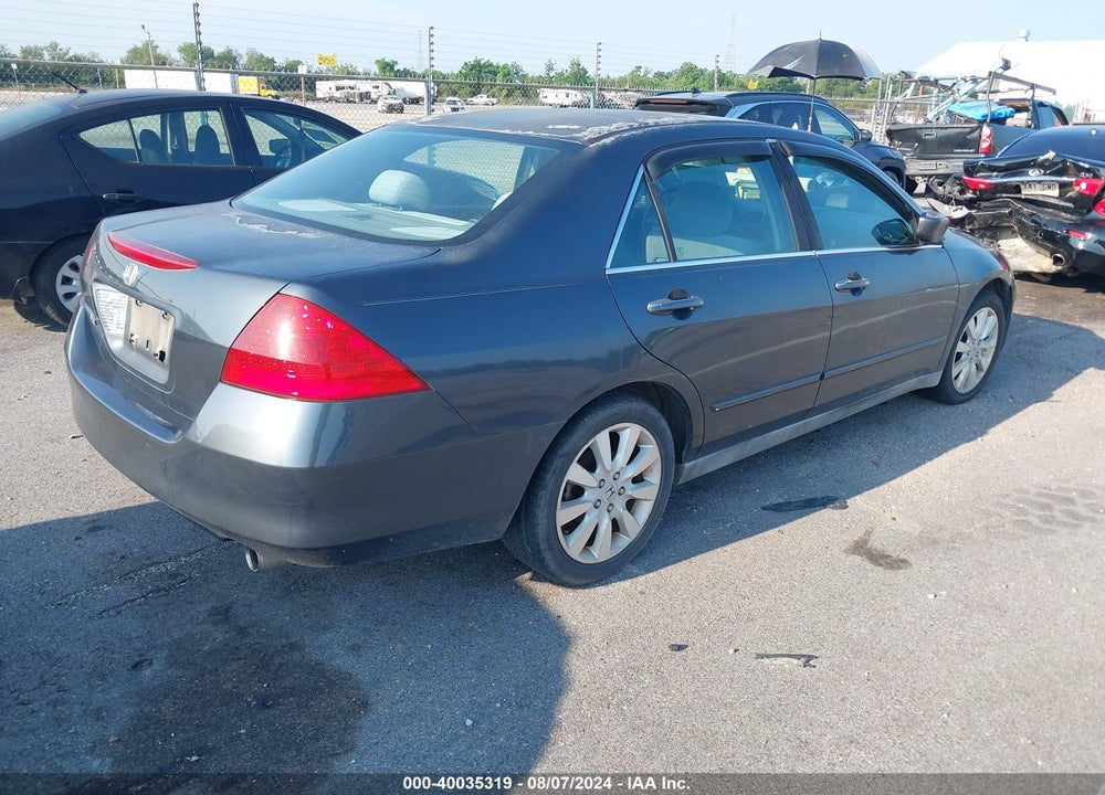 2007 HONDA ACCORD 3.0 SE VIN: 1HGCM66427A019895