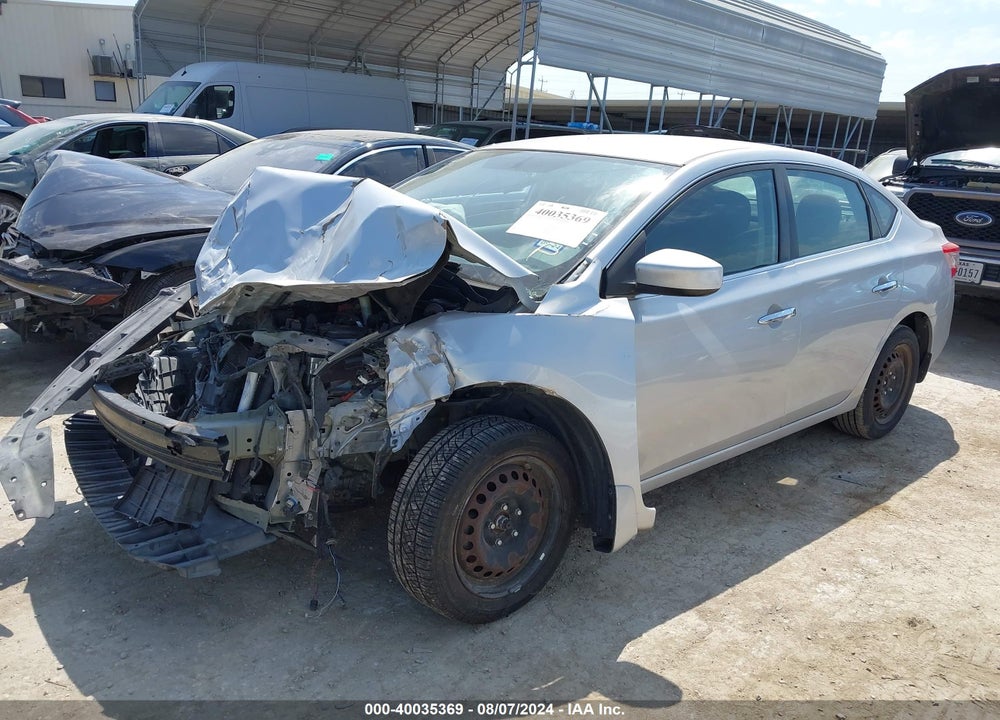 2013 NISSAN SENTRA S VIN: 3N1AB7APXDL765621