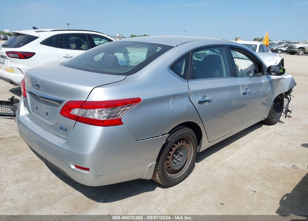 2013 NISSAN SENTRA S VIN: 3N1AB7APXDL765621