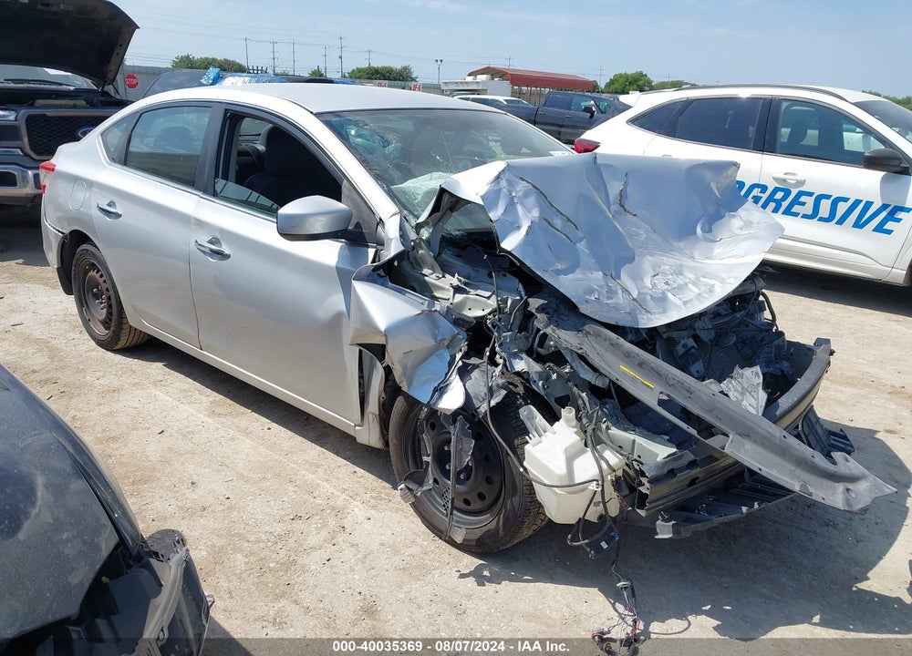 2013 NISSAN SENTRA S VIN: 3N1AB7APXDL765621