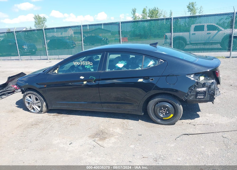 2019 HYUNDAI ELANTRA SEL VIN: 5NPD84LF5KH474338