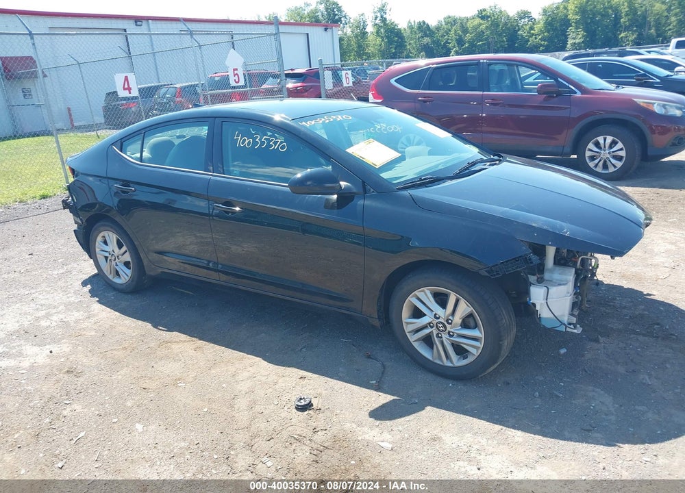 2019 HYUNDAI ELANTRA SEL VIN: 5NPD84LF5KH474338