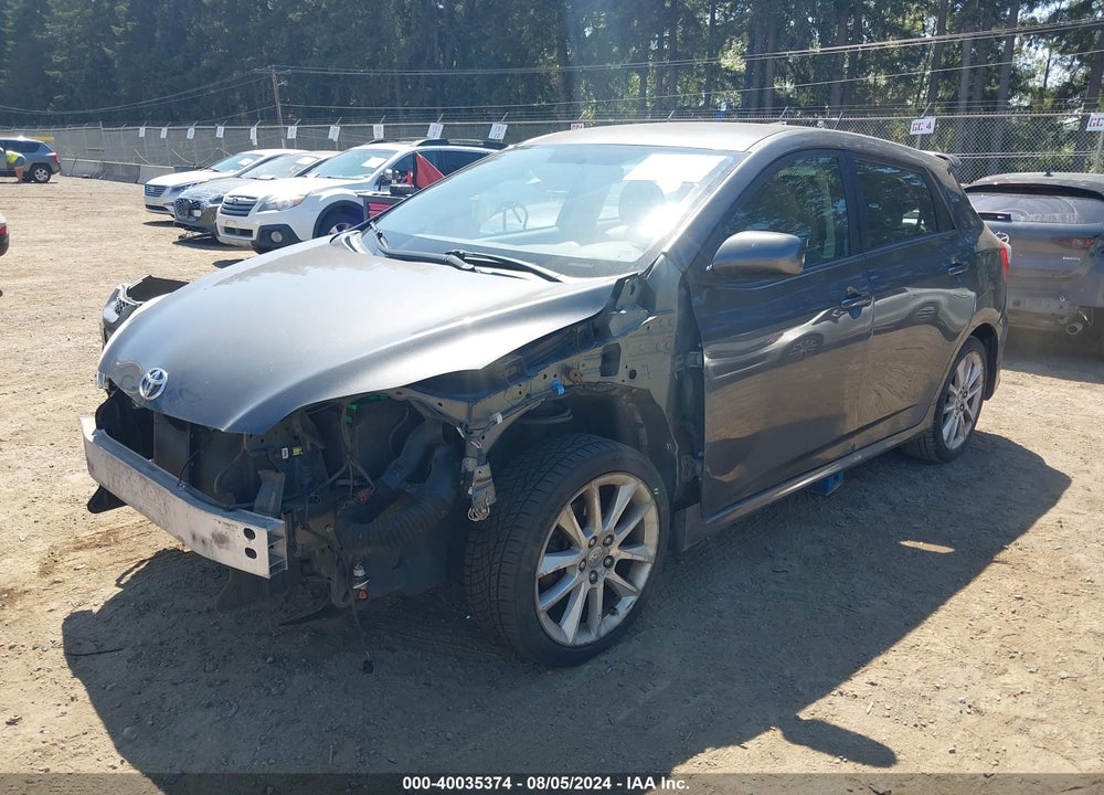 2009 TOYOTA MATRIX XRS VIN: 2T1GE40E89C001239