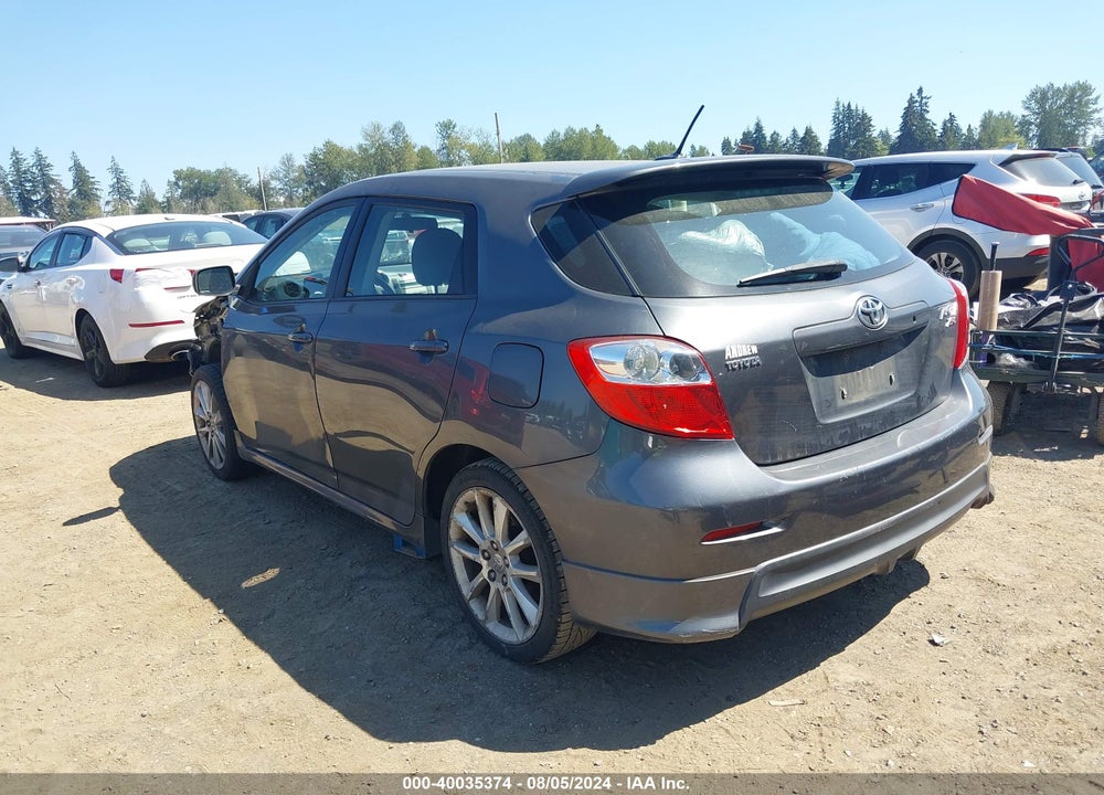 2009 TOYOTA MATRIX XRS VIN: 2T1GE40E89C001239