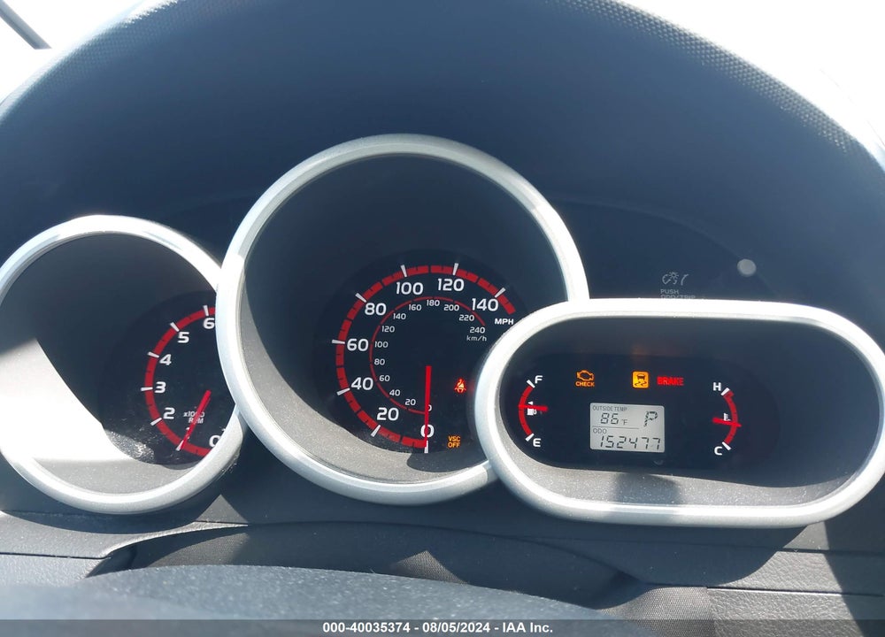 2009 TOYOTA MATRIX XRS VIN: 2T1GE40E89C001239