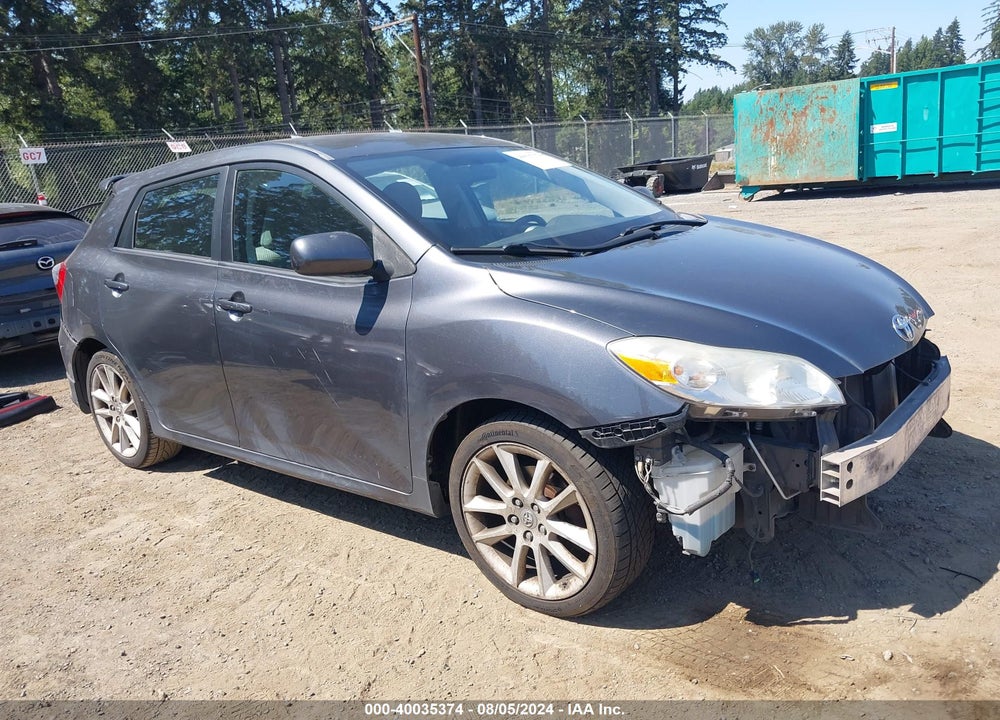 2009 TOYOTA MATRIX XRS VIN: 2T1GE40E89C001239