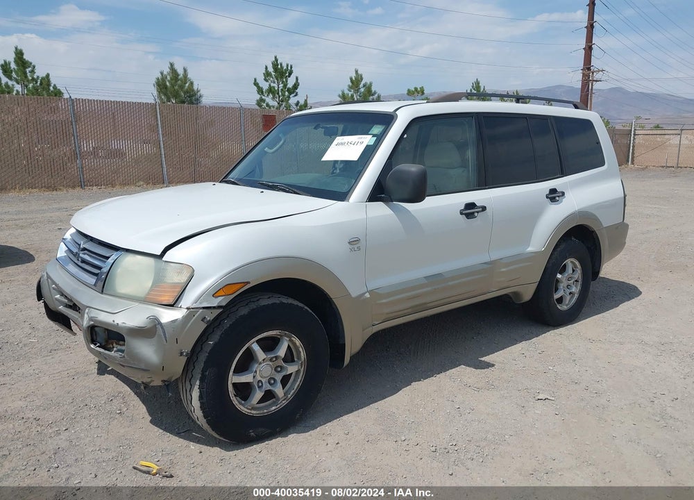2002 MITSUBISHI MONTERO XLS VIN: JA4MW31R02J071592