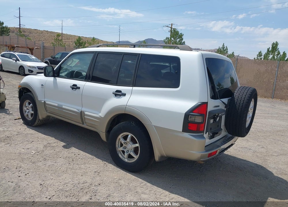 2002 MITSUBISHI MONTERO XLS VIN: JA4MW31R02J071592