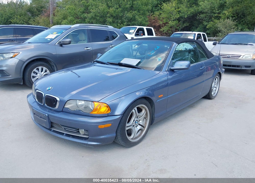 2001 BMW 330CI VIN: WBABS53491JU87402