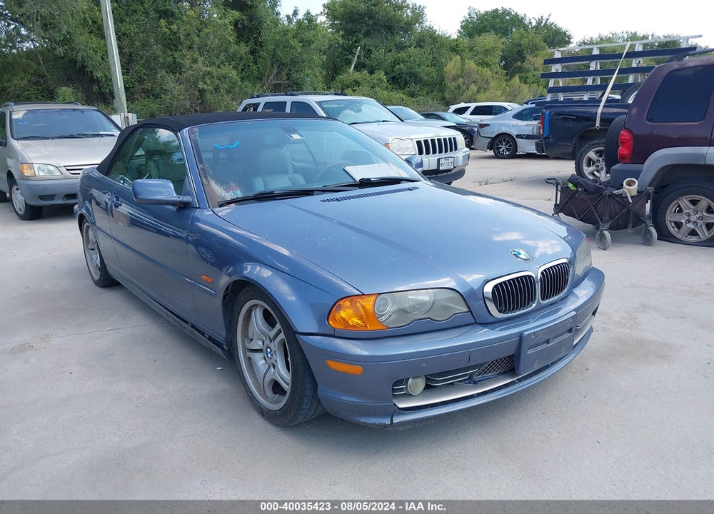 2001 BMW 330CI VIN: WBABS53491JU87402