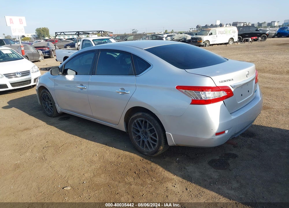 2014 NISSAN SENTRA S VIN: 3N1AB7AP5EL687413