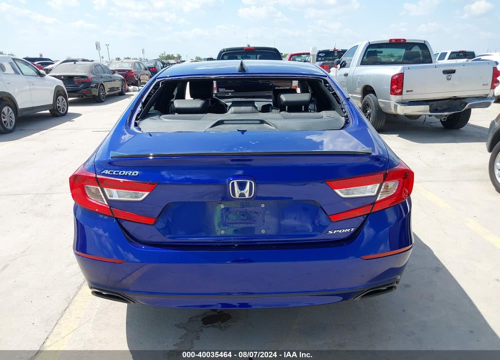 2022 HONDA ACCORD SPORT VIN: 1HGCV1F36NA123682