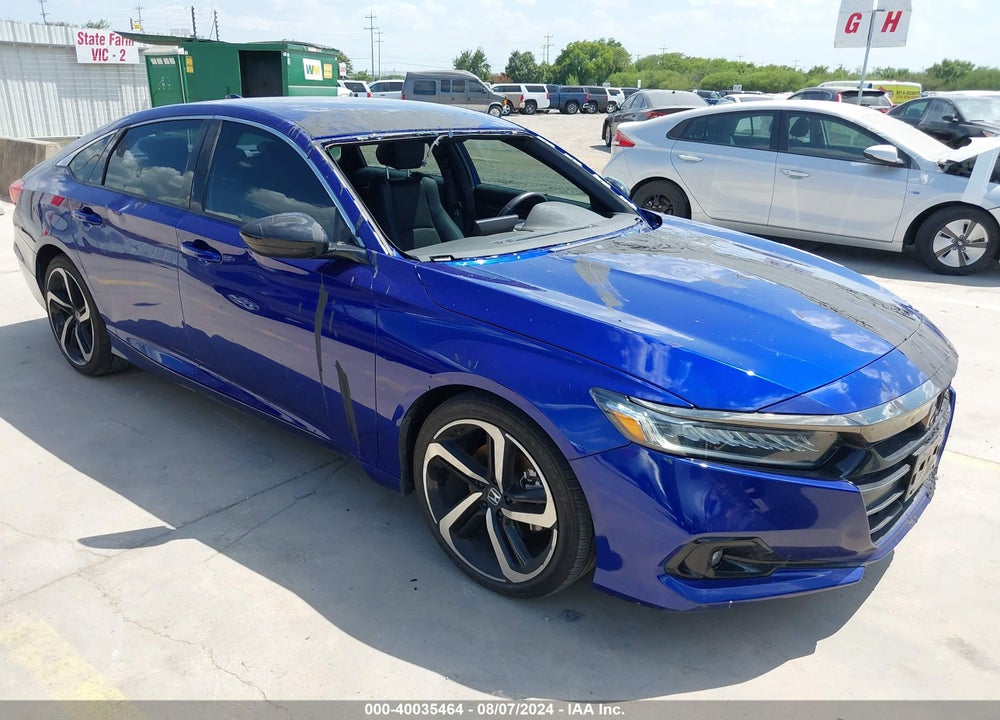 2022 HONDA ACCORD SPORT VIN: 1HGCV1F36NA123682
