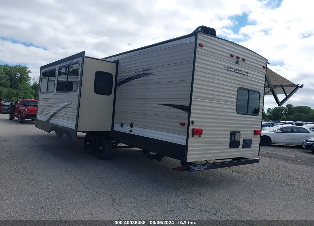 2019 KEYSTONE HIDEOUT 29DFS VIN: 4YDT29F20K7246624