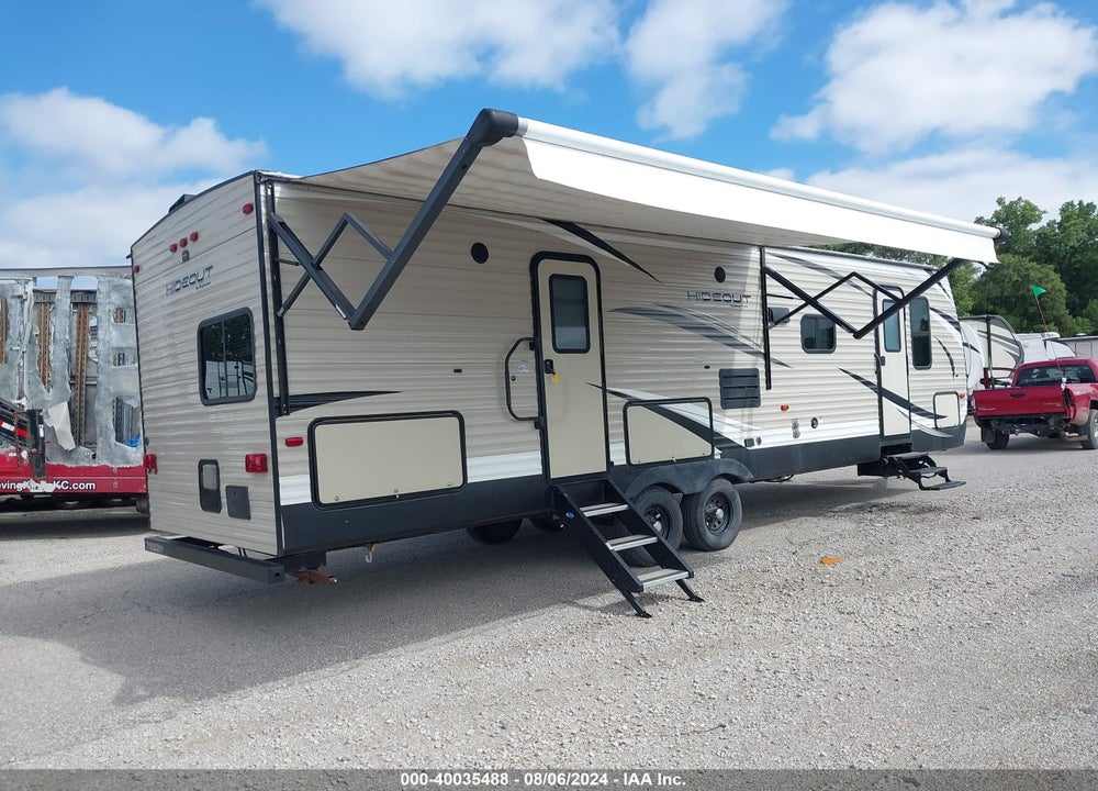 2019 KEYSTONE HIDEOUT 29DFS VIN: 4YDT29F20K7246624