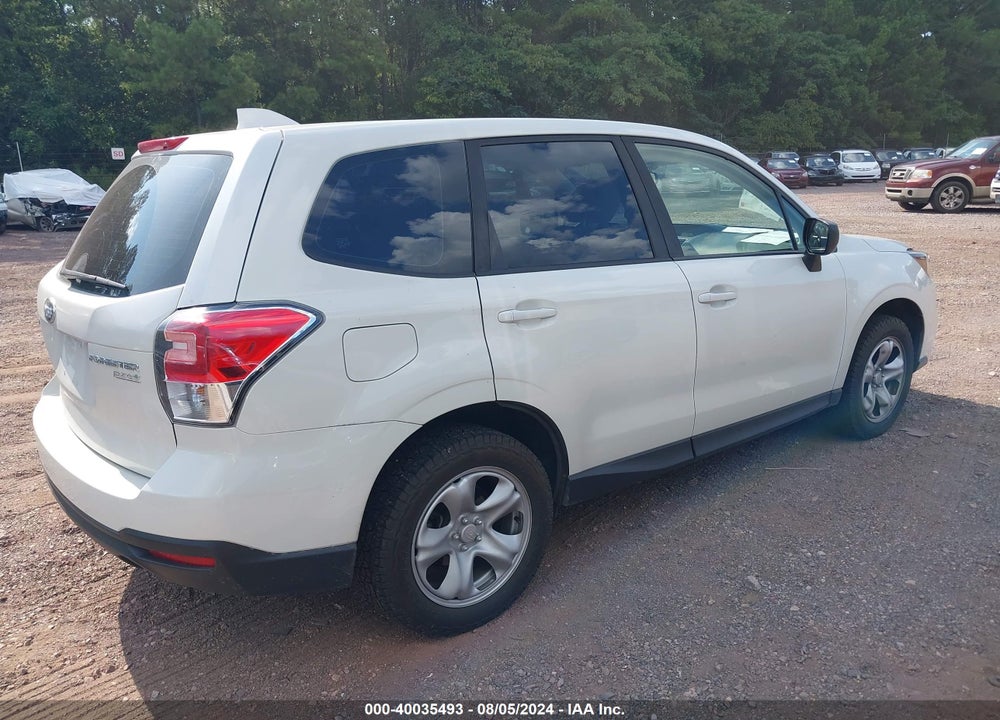 2017 SUBARU FORESTER 2.5I VIN: JF2SJAAC8HH477262