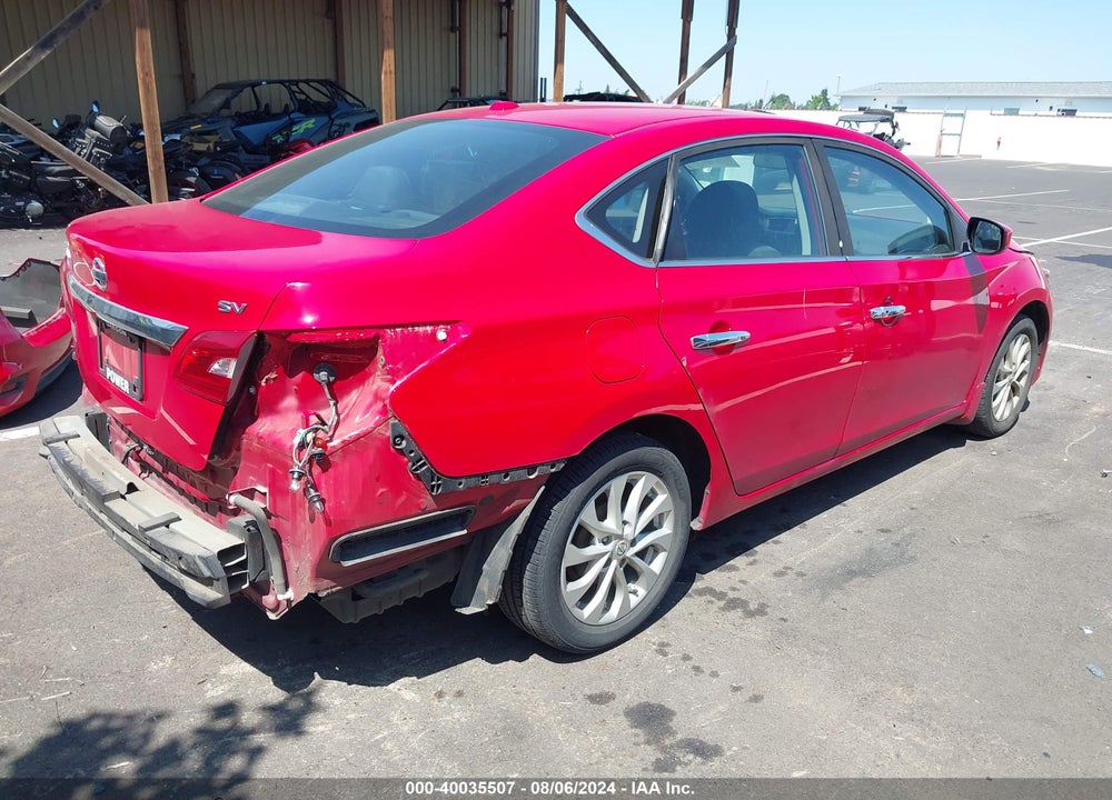 2018 NISSAN SENTRA SV VIN: 3N1AB7AP1JL618583