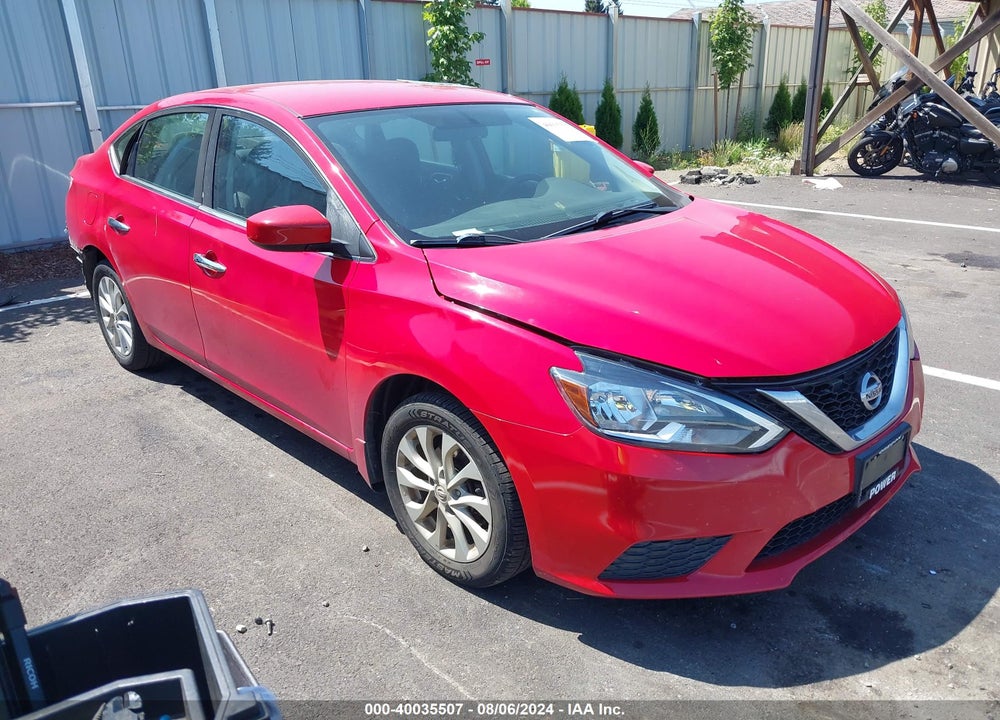 2018 NISSAN SENTRA SV VIN: 3N1AB7AP1JL618583