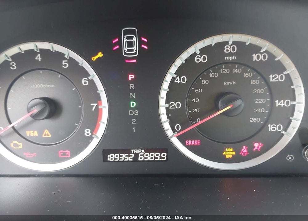 2009 HONDA ACCORD 3.5 EX-L VIN: 5KBCP36879B002884