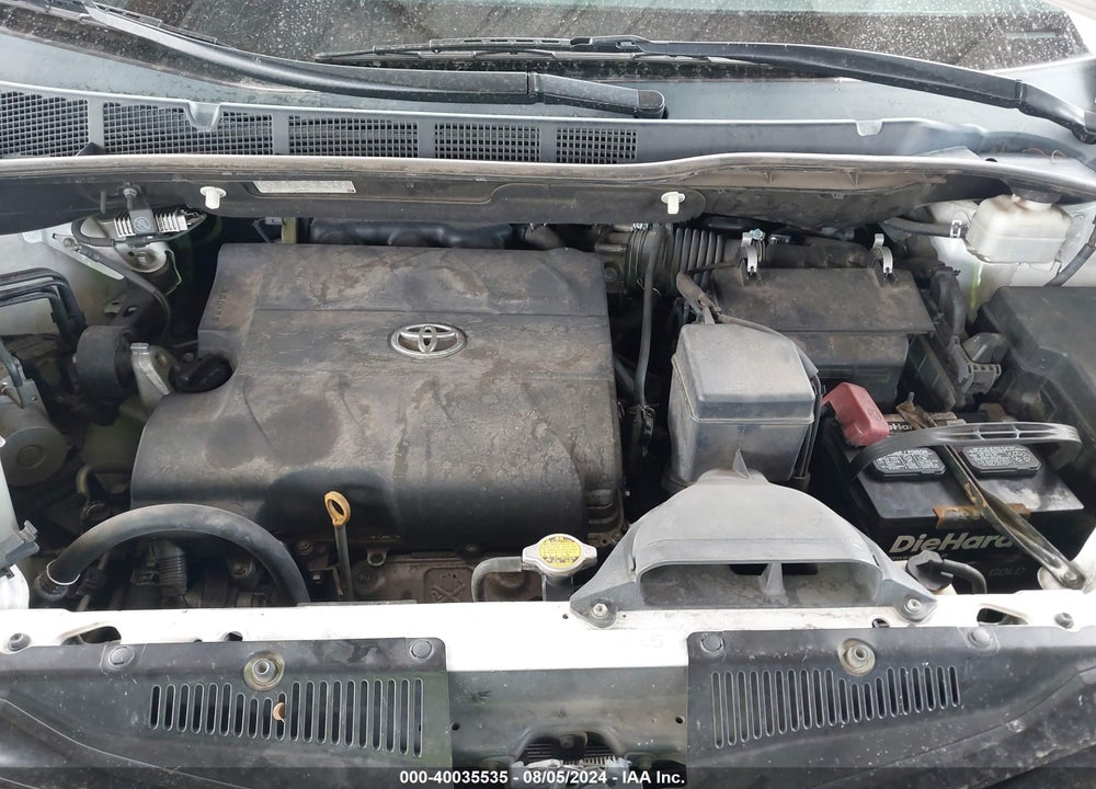 2011 TOYOTA SIENNA LE V6 VIN: 5TDKK3DC9BS152061