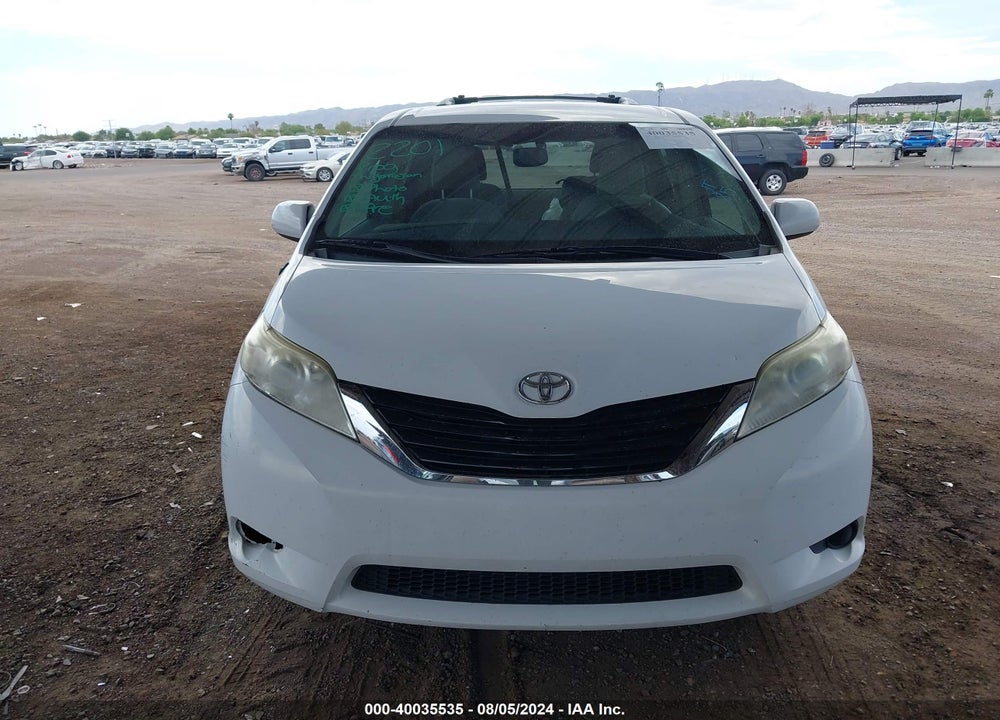 2011 TOYOTA SIENNA LE V6 VIN: 5TDKK3DC9BS152061
