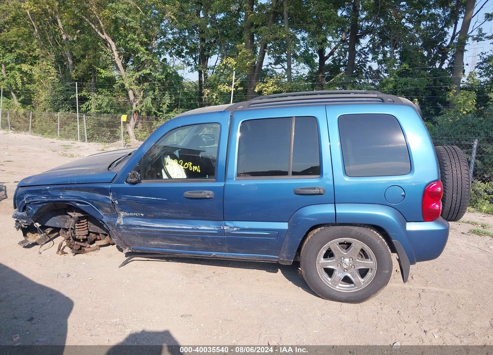 2003 JEEP LIBERTY LIMITED EDITION VIN: 1J4GL58K73W534438