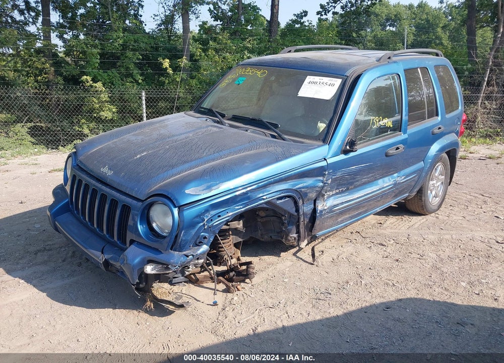2003 JEEP LIBERTY LIMITED EDITION VIN: 1J4GL58K73W534438