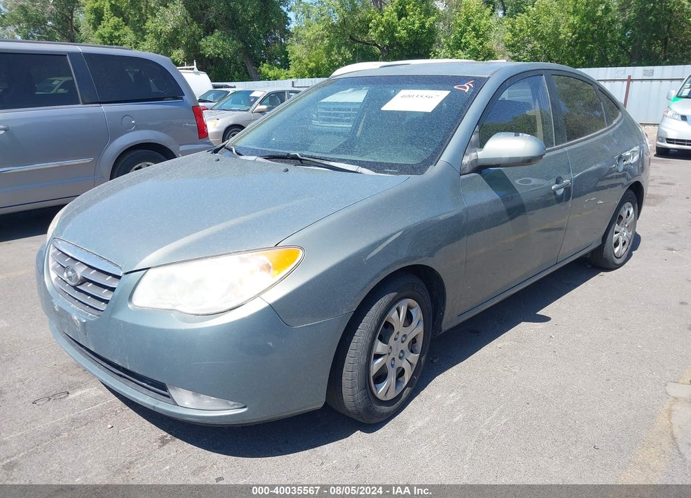 2009 HYUNDAI ELANTRA GLS VIN: KMHDU46D19U709979