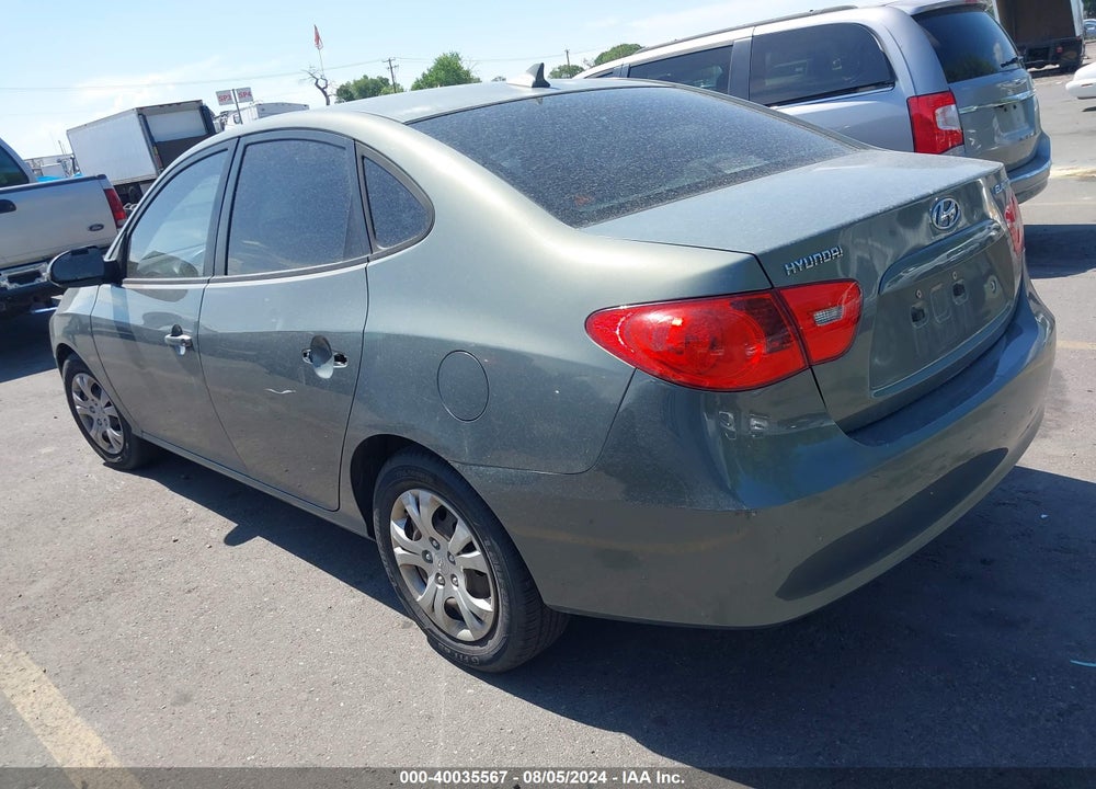 2009 HYUNDAI ELANTRA GLS VIN: KMHDU46D19U709979