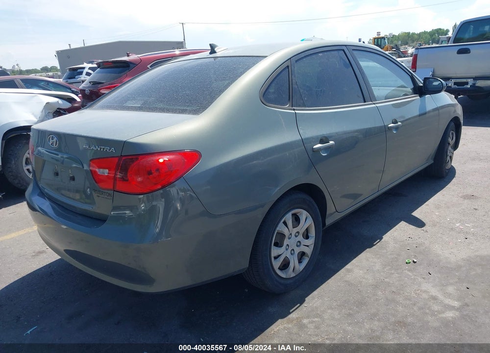 2009 HYUNDAI ELANTRA GLS VIN: KMHDU46D19U709979
