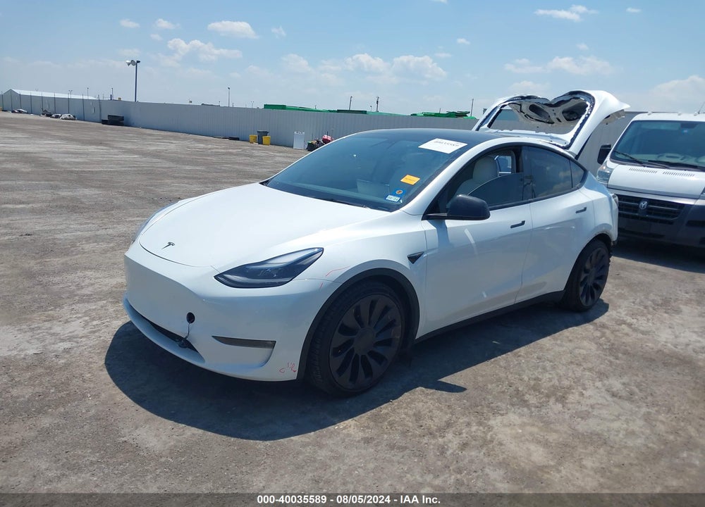 2021 TESLA MODEL Y PERFORMANCE DUAL MOTOR ALL-WHEEL DRIVE VIN: 5YJYGDEF7MF264620