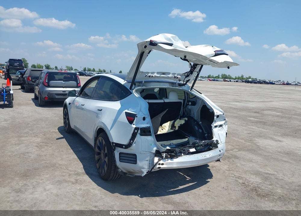 2021 TESLA MODEL Y PERFORMANCE DUAL MOTOR ALL-WHEEL DRIVE VIN: 5YJYGDEF7MF264620
