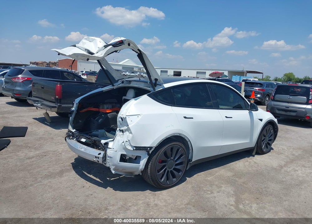 2021 TESLA MODEL Y PERFORMANCE DUAL MOTOR ALL-WHEEL DRIVE VIN: 5YJYGDEF7MF264620