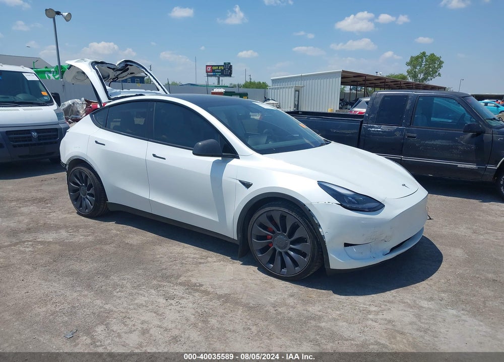 2021 TESLA MODEL Y PERFORMANCE DUAL MOTOR ALL-WHEEL DRIVE VIN: 5YJYGDEF7MF264620