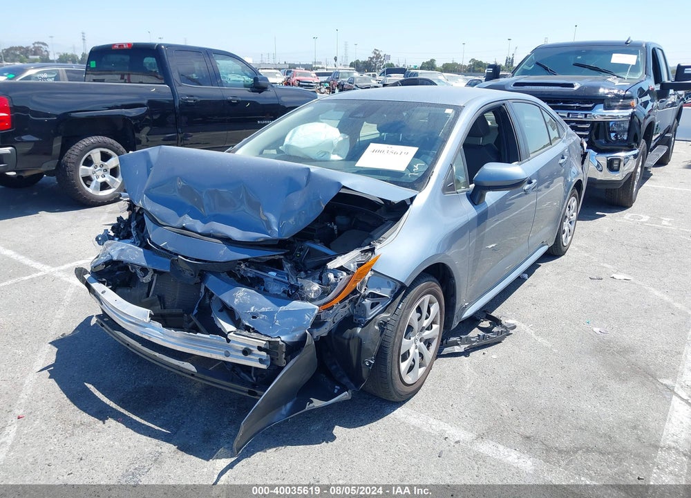 2022 TOYOTA COROLLA LE VIN: JTDEPMAE2NJ193787
