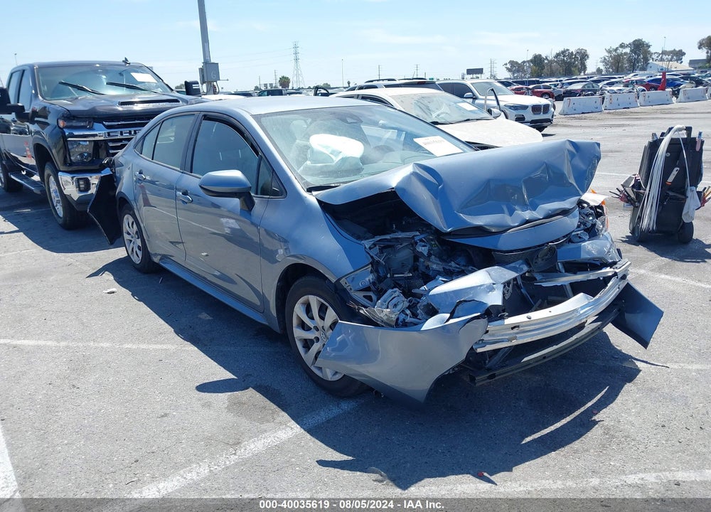 2022 TOYOTA COROLLA LE VIN: JTDEPMAE2NJ193787