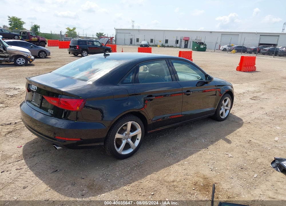 2015 AUDI A3 2.0T PREMIUM VIN: WAUBFGFF3F1110536